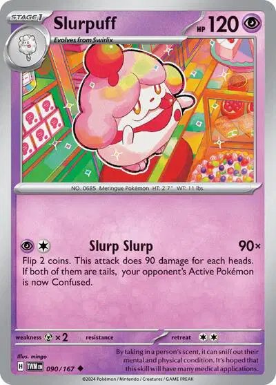 Slurpuff — Twilight Masquerade 090/167