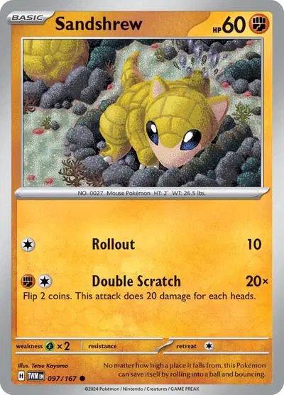 Sandshrew — Twilight Masquerade 097/167