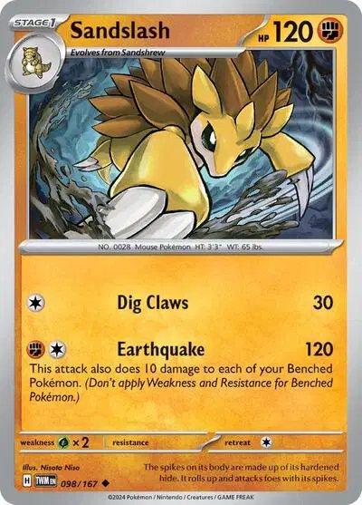 Sandslash — Twilight Masquerade 098/167