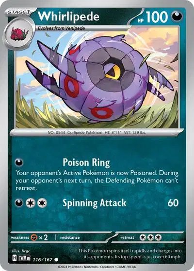 Whirlipede — Twilight Masquerade 116/167