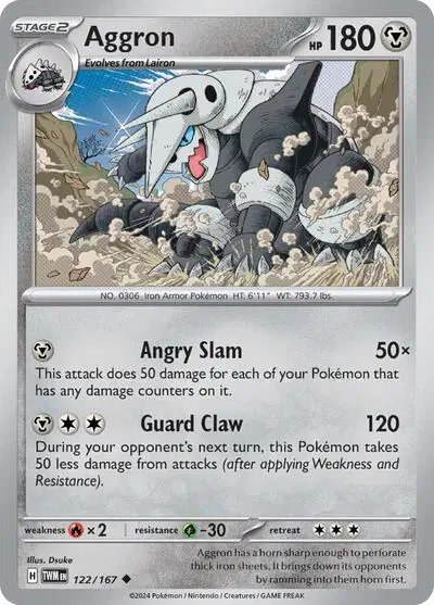 Aggron — Twilight Masquerade 122/167