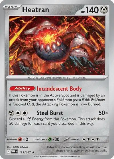Heatran — Twilight Masquerade 123/167