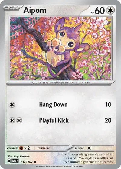 Aipom — Twilight Masquerade 137/167