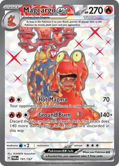 Magcargo ex — Twilight Masquerade 191/167