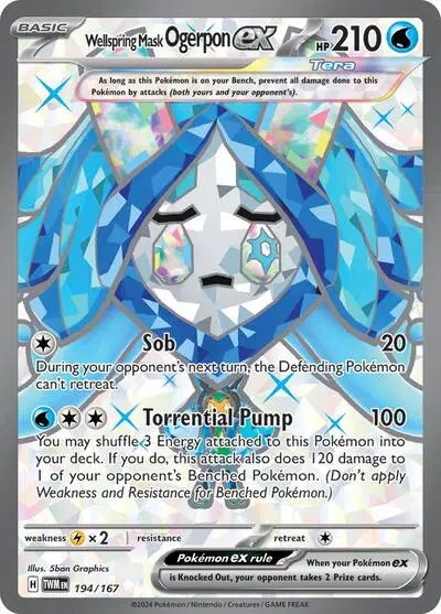 Wellspring Mask Ogerpon ex — Twilight Masquerade 194/167