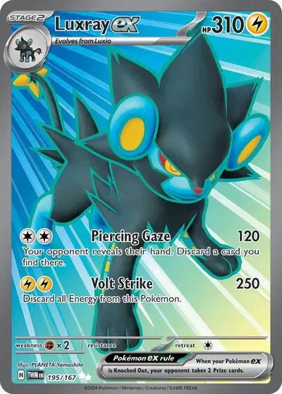 Luxray ex — Twilight Masquerade 195/167