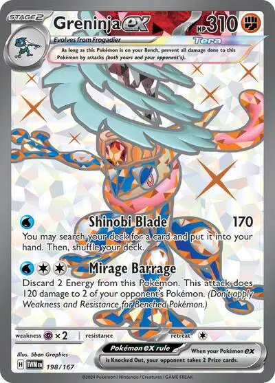 Greninja ex — Twilight Masquerade 198/167
