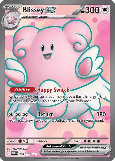Blissey ex — Twilight Masquerade 201/167