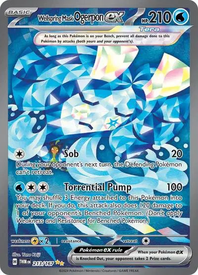 Wellspring Mask Ogerpon ex — Twilight Masquerade 213/167