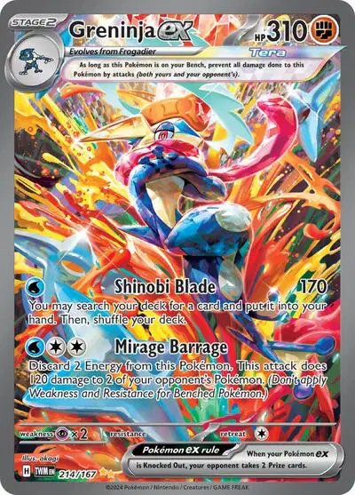 Greninja ex — Twilight Masquerade 214/167