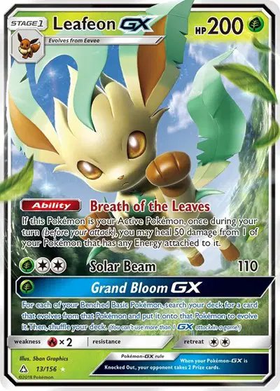 Leafeon GX — Ultra Prism 13/156