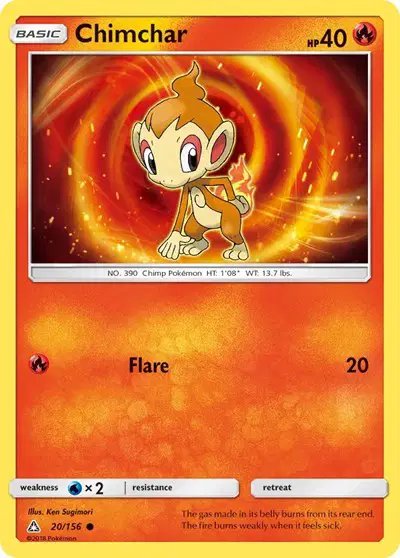 Chimchar (20) — Ultra Prism 20/156