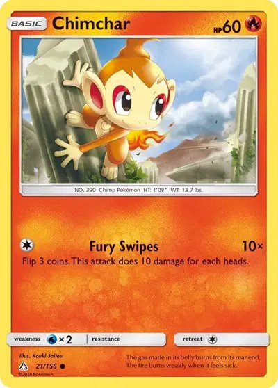 Chimchar (21) — Ultra Prism 21/156