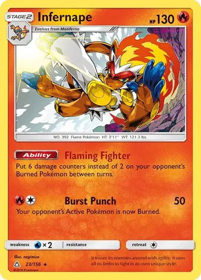 Infernape — Ultra Prism 23/156
