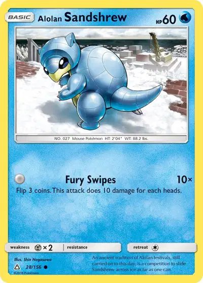 Alolan Sandshrew — Ultra Prism 28/156