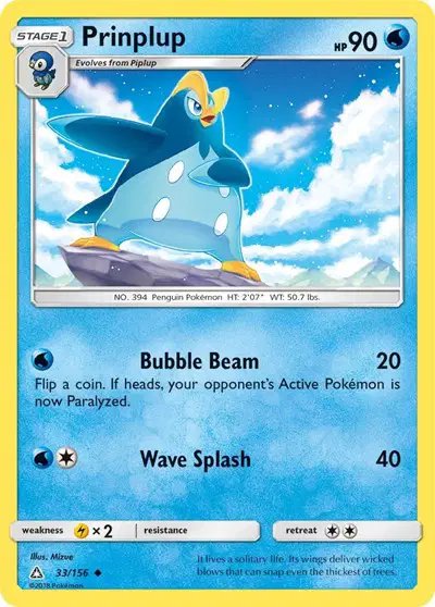 Prinplup — Ultra Prism 33/156