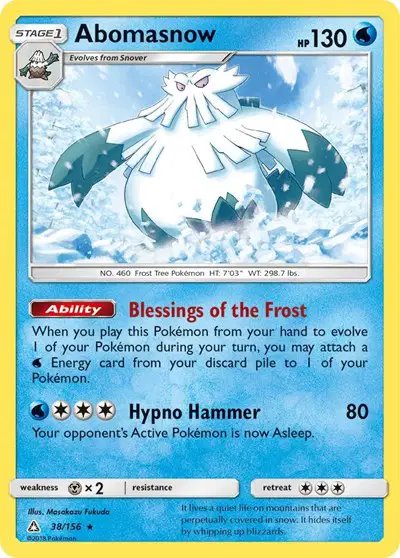 Abomasnow — Ultra Prism 38/156