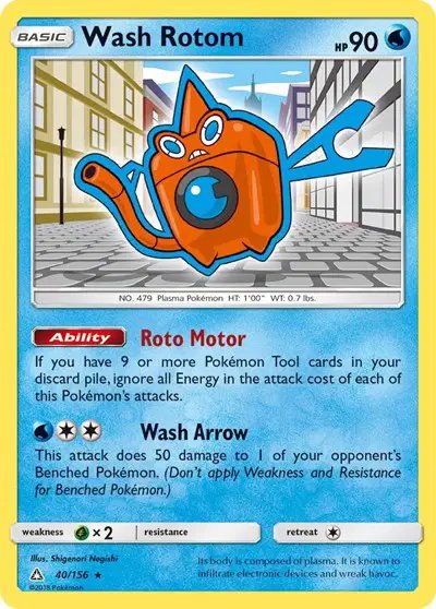 Wash Rotom — Ultra Prism 40/156
