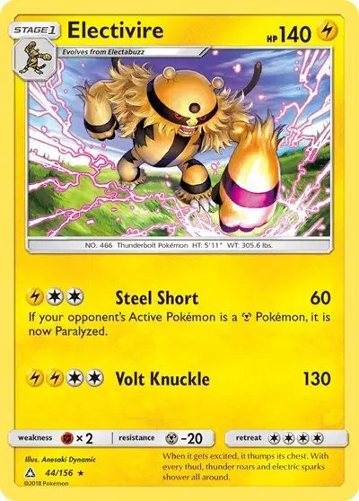 Electivire — Ultra Prism 44/156