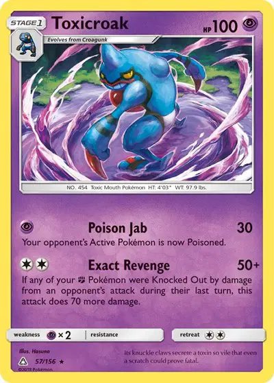Toxicroak — Ultra Prism 57/156