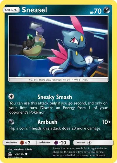Sneasel — Ultra Prism 73/156