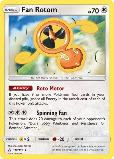 Fan Rotom — Ultra Prism 110/156