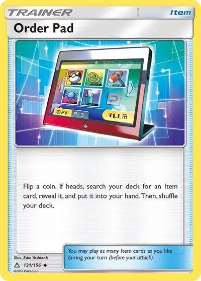 Order Pad — Ultra Prism 131/156