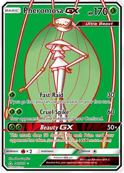 Pheromosa GX (Full Art) — Ultra Prism 140/156