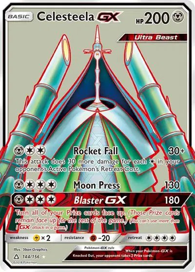 Celesteela GX (Full Art) — Ultra Prism 144/156