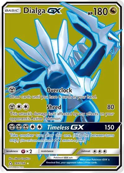 Dialga GX (Full Art) — Ultra Prism 146/156