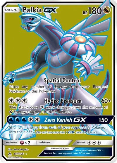 Palkia GX (Full Art) — Ultra Prism 147/156