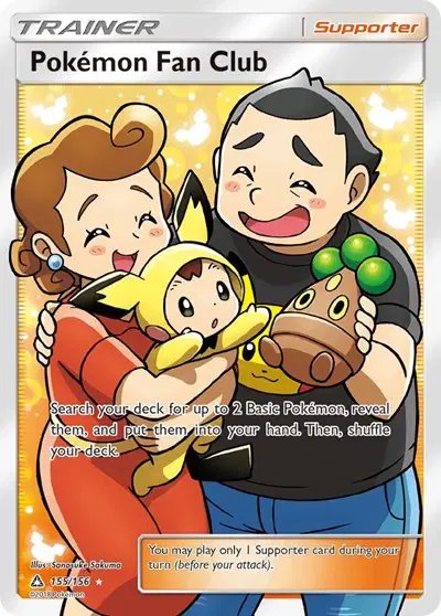 Pokemon Fan Club (Full Art) — Ultra Prism 155/156