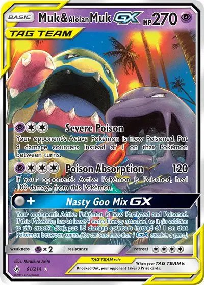 Muk & Alolan Muk GX — Unbroken Bonds 61