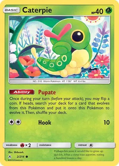 Caterpie — Unbroken Bonds 2