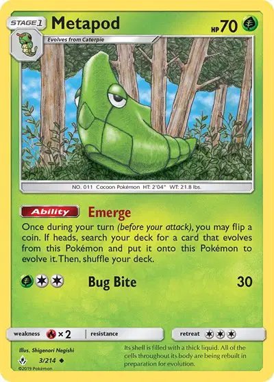 Metapod — Unbroken Bonds 3