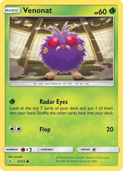 Venonat — Unbroken Bonds 9