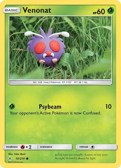 Venonat (10) — Unbroken Bonds 10