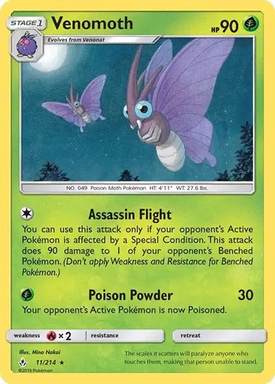 Venomoth — Unbroken Bonds 11