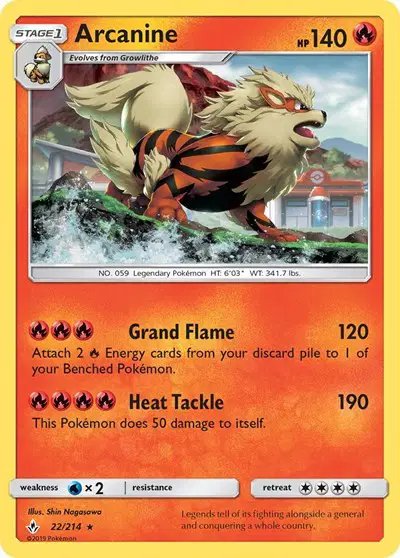 Arcanine — Unbroken Bonds 22