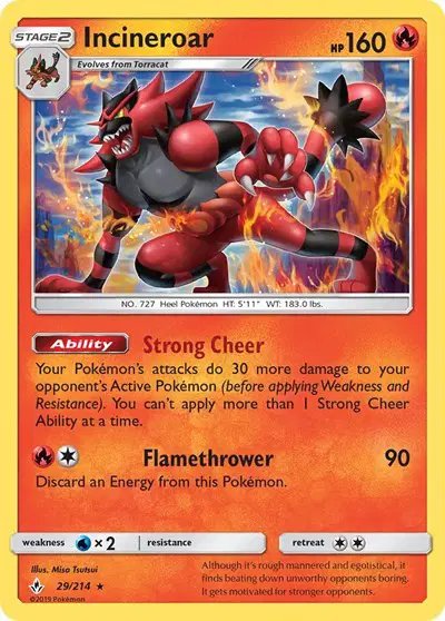 Incineroar — Unbroken Bonds 29