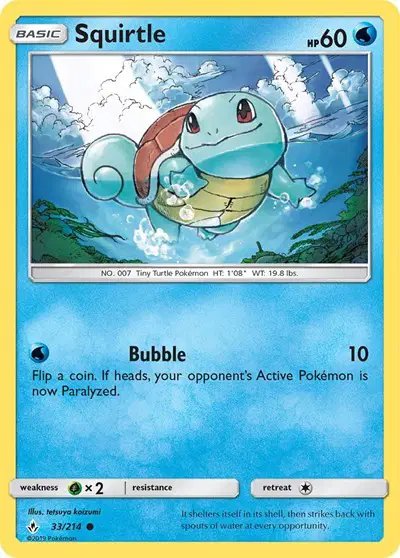 Squirtle — Unbroken Bonds 33