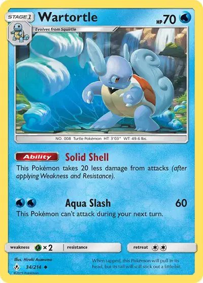 Wartortle — Unbroken Bonds 34