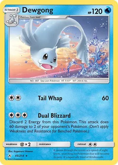 Dewgong — Unbroken Bonds 45