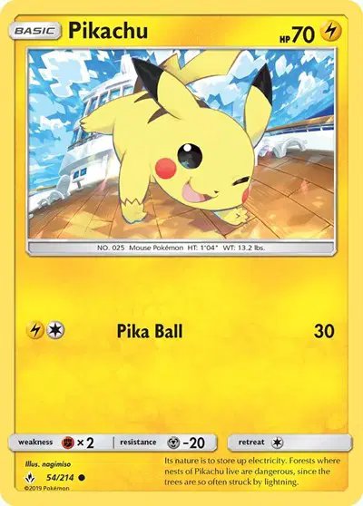 Pikachu — Unbroken Bonds 54