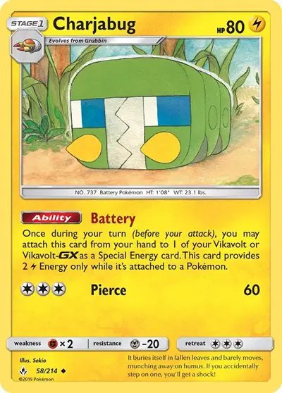 Charjabug — Unbroken Bonds 58
