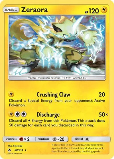 Zeraora — Unbroken Bonds 60