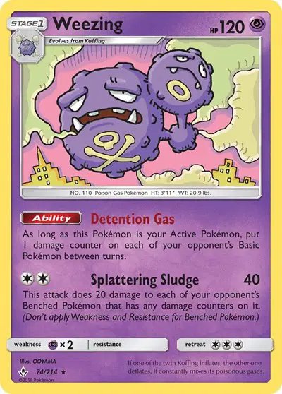Weezing — Unbroken Bonds 74