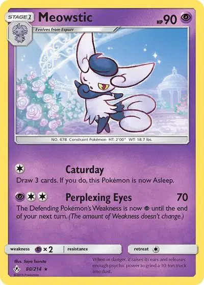 Meowstic — Unbroken Bonds 80