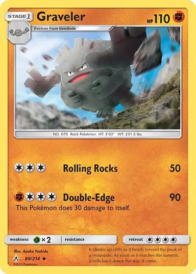 Graveler — Unbroken Bonds 88