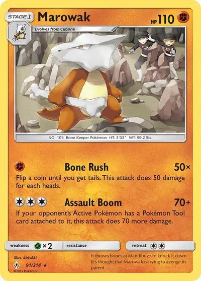 Marowak — Unbroken Bonds 91